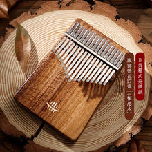 Load image into Gallery viewer, Hluru Kalimba 21 17 Keys Full Solid Thumb Piano Finger wooden Gecko bottom mbira Acacia Musical Instrument for beginner

