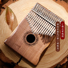 Load image into Gallery viewer, Hluru Kalimba 21 17 Keys Full Solid Thumb Piano Finger wooden Gecko bottom mbira Acacia Musical Instrument for beginner
