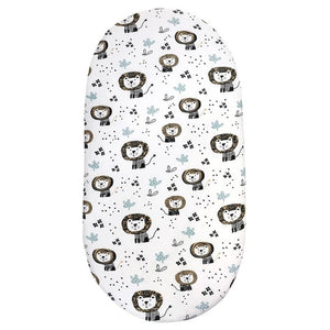 Bassinet Sheet Set-1 Pack Ultra Soft Stretchy Craddle Sheets ,Fit for Bassinet Mattress Pad Cover, Unisex Boys & Girls
