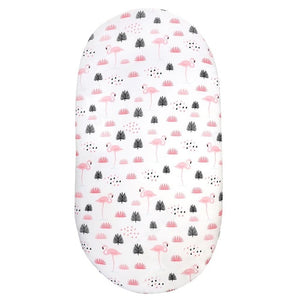 Bassinet Sheet Set-1 Pack Ultra Soft Stretchy Craddle Sheets ,Fit for Bassinet Mattress Pad Cover, Unisex Boys & Girls