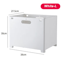 Load image into Gallery viewer, Foldable dirty clothes basket punch-free clothing toys bathroom plastic household storage bin wall mounted mesh Laundry basket
