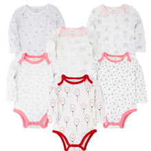 Load image into Gallery viewer, Kavkas New Baby Boys Bodysuit 6 PCS 3 PCS Long Sleeve Cotton Baby Boy Girl Clothes 0-3 months Newborn body bebe Clothing
