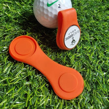 Load image into Gallery viewer, Silicone Golf Hat Clip Ball Marker Holder with Strong Magnetic Attach to Your Pocket Edge Belt Clothes Gift Golf Accessories
