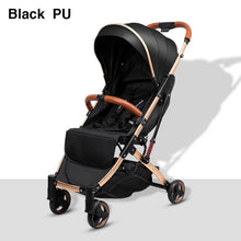 Load image into Gallery viewer, Babyfond 5.8 kg Light Stroller Gold Frame Car Portable Carriage Umbrella Baby Stroller Newborn Travelling Pram on Plane Gifts
