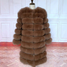 Load image into Gallery viewer, 2020 Real Fox Fur Coat Women Natural Real Fur Jackets Vest  Winter Outerwear Women Clothes
