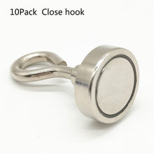 Load image into Gallery viewer, D16 Heavy Duty Neodymium Rare Earth Magnet Hook 20 Pack 12LB Pulling Force Hanging Mighty Magnetic Close Hooks Great for Fridge
