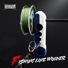 Load image into Gallery viewer, Kingdom Portable Fishing Line Winder Reel Spool Spooler Machine spinning &amp; Baitcasting Reel spool Spooling Station System Fishin
