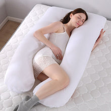 Load image into Gallery viewer, Upgraded Pregnancy Pillow Full Filling Cotton Pregnant Pillow Cushion Long U Shape Maternity Plillow For Pregnant Women Sleeping
