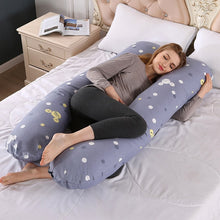 Load image into Gallery viewer, Upgraded Pregnancy Pillow Full Filling Cotton Pregnant Pillow Cushion Long U Shape Maternity Plillow For Pregnant Women Sleeping

