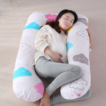 Load image into Gallery viewer, Upgraded Pregnancy Pillow Full Filling Cotton Pregnant Pillow Cushion Long U Shape Maternity Plillow For Pregnant Women Sleeping
