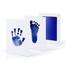 Load image into Gallery viewer, Baby Care Non-Toxic Baby Handprint Footprint Imprint Kit Baby Souvenirs Casting Newborn Footprint Ink Pad Infant Clay Toy Gifts
