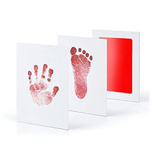 Load image into Gallery viewer, Baby Care Non-Toxic Baby Handprint Footprint Imprint Kit Baby Souvenirs Casting Newborn Footprint Ink Pad Infant Clay Toy Gifts
