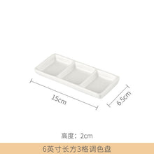 Load image into Gallery viewer, Ceramic palette multi-grid watercolor painting white porcelain palette art supplies professional painting ceramic supplies

