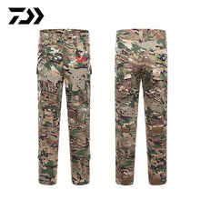 Load image into Gallery viewer, Daiwa Fishing Pants Outdoor Camping Hiking Suit Sport Wear Men Trousers Python Hiking Army Camouflage Suit Fishing Pants
