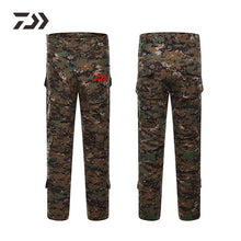 Load image into Gallery viewer, Daiwa Fishing Pants Outdoor Camping Hiking Suit Sport Wear Men Trousers Python Hiking Army Camouflage Suit Fishing Pants
