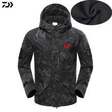 Load image into Gallery viewer, Daiwa Fishing Pants Outdoor Camping Hiking Suit Sport Wear Men Trousers Python Hiking Army Camouflage Suit Fishing Pants
