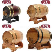 Load image into Gallery viewer, Oak Pine Wine Barrel Storage Special Barrel 1.5L/3L/5L/10L Storage Bucket Beer Casks More Mellow And Flavorful Quick Delivery
