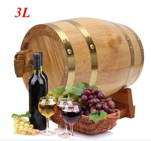Load image into Gallery viewer, Oak Pine Wine Barrel Storage Special Barrel 1.5L/3L/5L/10L Storage Bucket Beer Casks More Mellow And Flavorful Quick Delivery
