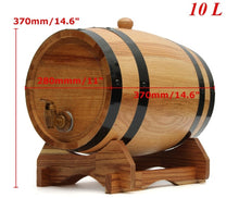 Load image into Gallery viewer, Oak Pine Wine Barrel Storage Special Barrel 1.5L/3L/5L/10L Storage Bucket Beer Casks More Mellow And Flavorful Quick Delivery
