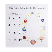 Load image into Gallery viewer, Milestone Photography Props Newborn Baby Photography Blanket Monthly Growth Blanket Background Cloth Commemorate Rug 100X100cm
