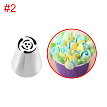 Load image into Gallery viewer, HMZCN Pastry Nozzles Puffing Flower Fondant Cream Nozzle Pastry Stainless Steel Icing Piping Nozzles Baking Decorating Molds
