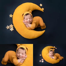 Load image into Gallery viewer, Baby Hat Posing Beans Moon Pillow Stars Set Newborn Photography Props Infants Photo Shooting Accessories
