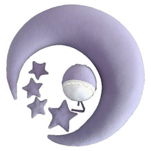 Load image into Gallery viewer, Baby Hat Posing Beans Moon Pillow Stars Set Newborn Photography Props Infants Photo Shooting Accessories

