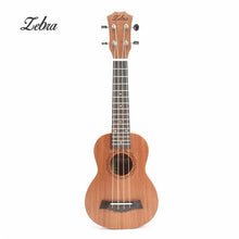 Load image into Gallery viewer, Zebra Spring 21 inch 15 Frets Mahogany Soprano Ukulele Guitar Sapele Rosewood 4 Strings Hawaiian Guitar Musical Instruments
