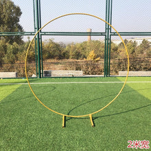 Load image into Gallery viewer, wedding decoration backdrop arch birthday decor iron round ring arch mariage backdrop party event supplies flower arch stand
