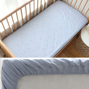 Baby Fitted Sheet For Newborns Cotton Soft Crib Bed Sheet For Children Mattress Cover Protector 130x70cm Allow Custom Make