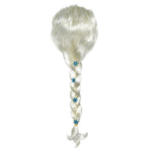Load image into Gallery viewer, New Year Princess Girls Anna Elsa 2 Wig Headwear Cosplay Snow Queen HairBands Children Jewelry Christmas Party Fancy Headdress
