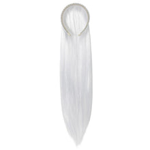 Load image into Gallery viewer, New Year Princess Girls Anna Elsa 2 Wig Headwear Cosplay Snow Queen HairBands Children Jewelry Christmas Party Fancy Headdress

