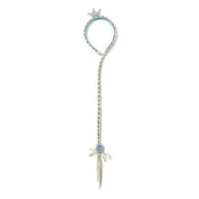 Load image into Gallery viewer, New Year Princess Girls Anna Elsa 2 Wig Headwear Cosplay Snow Queen HairBands Children Jewelry Christmas Party Fancy Headdress
