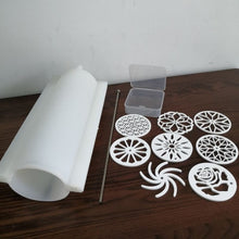 Load image into Gallery viewer, acrylic pull-through soap shapers  fit 7cm diameter column mold
