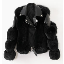 Load image into Gallery viewer, Fashion Real Fox Fur Coats With Genuine Sheepskin Leather Wholeskin Natural Fox Fur Jacket Outwear Luxury Women 2020 Winter New
