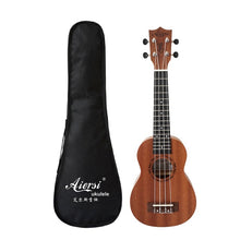 Load image into Gallery viewer, Aiersi full pack 21 inch ukelele mahogany Soprano gecko ukulele guitar musical gifts instrument 4 string Hawaiian mini guitarra
