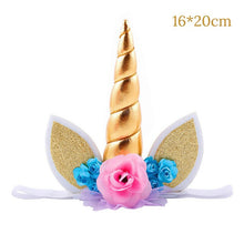 Load image into Gallery viewer, WEIGAO 1/2/3 Happy Birthday Party Caps Decor One Birthday Hat Princess Crown Baby Birthday Headband 1st 2nd 3rd Year Old Decor
