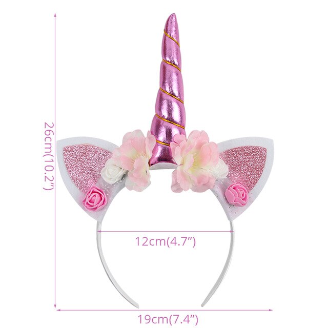 WEIGAO 1/2/3 Happy Birthday Party Caps Decor One Birthday Hat Princess Crown Baby Birthday Headband 1st 2nd 3rd Year Old Decor