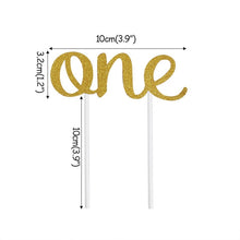 Load image into Gallery viewer, WEIGAO 1/2/3 Happy Birthday Party Caps Decor One Birthday Hat Princess Crown Baby Birthday Headband 1st 2nd 3rd Year Old Decor
