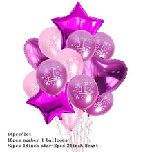 Load image into Gallery viewer, WEIGAO 1/2/3 Happy Birthday Party Caps Decor One Birthday Hat Princess Crown Baby Birthday Headband 1st 2nd 3rd Year Old Decor
