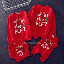 Load image into Gallery viewer, 19colors 2021 New Year Family Christmas Sweaters Xmas Hoodies Pajamas Warm Santa Claus Elk Embroidery Adult Kids Sweatshirt Gift
