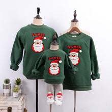 Load image into Gallery viewer, 19colors 2021 New Year Family Christmas Sweaters Xmas Hoodies Pajamas Warm Santa Claus Elk Embroidery Adult Kids Sweatshirt Gift
