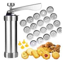 Load image into Gallery viewer, Cookie Molds 4 Nozzles 20 Manual Biscuit Cookie Press Machine Baking Tools Set Dessert Mold Cake Decorating Tools Maker Bakeware
