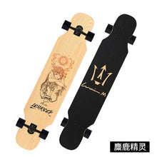Load image into Gallery viewer, ARDEA Skateboard MS400 107cm/42in Beginnner Russia Maple longboard Boy and Girl Long board Adult Teenager Dancing skate board
