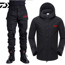 Load image into Gallery viewer, Men Suit For Fishing Pants Outdoor Camping Hiking Sport Wear Fishing Clothes Men Trousers Camouflage Jackets Fishing Shirts
