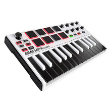 Load image into Gallery viewer, Akai professional MPK Mini MK2 MKII - 25 key ultra portable USB MIDI drum pad and keyboard controller
