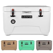 Load image into Gallery viewer, Wholesale 50qt Rotomolded Food Grade LLDPE  Ice Cooler Box From LERPIN Factory

