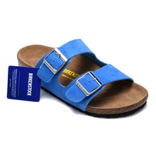 Load image into Gallery viewer, Original Birkenstock Slippers Suede Arizona Soft Sandals Women Unisex Shoes Beach Cork Sandals
