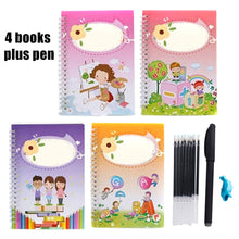 Load image into Gallery viewer, Magic Calligraphy That Can Be Reused Handwriting Copybook Set for Kid Calligraphic Letter Writing Art Supplies Dropshipping
