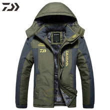 Load image into Gallery viewer, Men Suit for Fishing Jacket Waterproof Windproof Warm Thick Pants Fishing Shirt Sports Fishing Suit Winter Men Fishing Wear
